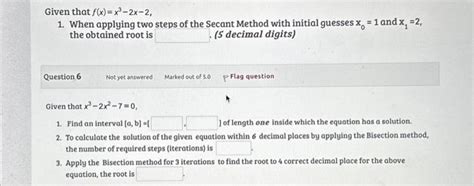 Solved Given That Fxx3−2x−2 1 When Applying Two Steps Of