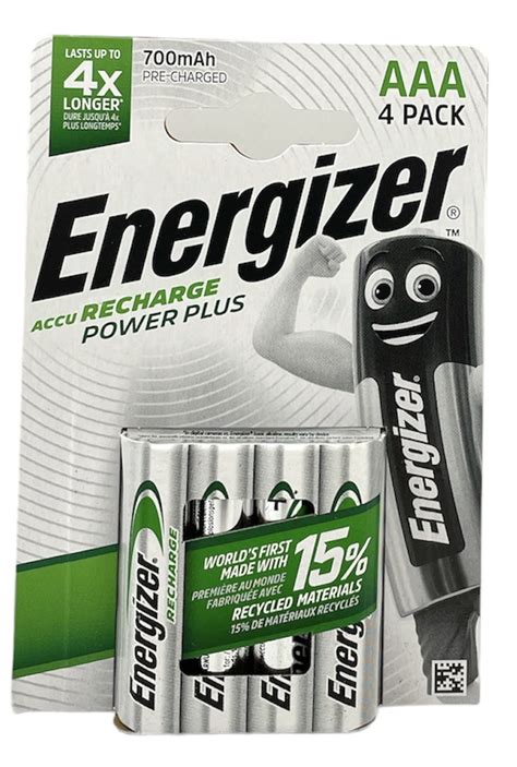 Energizer AAA Recharge Power Plus 4-pk - Lavpriskurven