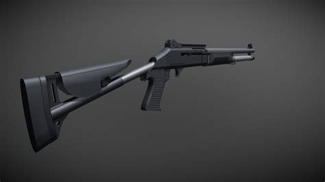 Benelli M4 Super 90 Buy Royalty Free 3d Model By Oldrepublic [8ade213] Sketchfab Store