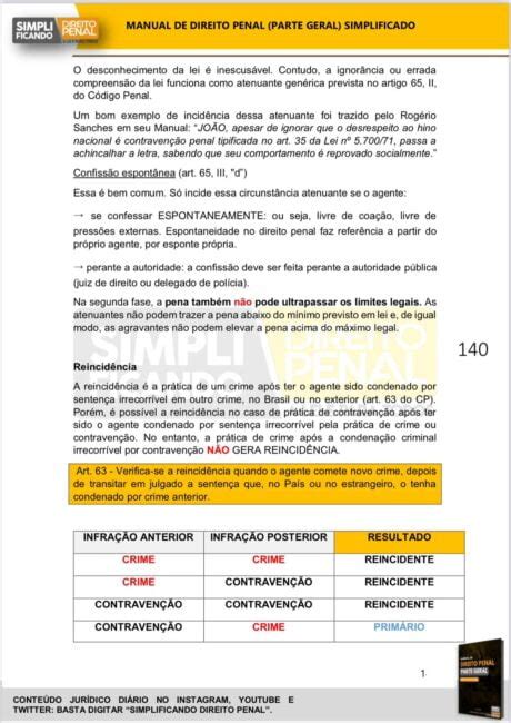 Lei Penal No Tempo Resumo Completo Simplificando Direito Penal