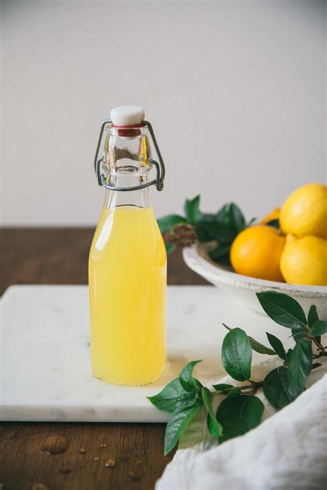 Homemade Limoncello Easy Recipe Tangerine Zest