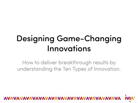 Ten types innovation | PDF