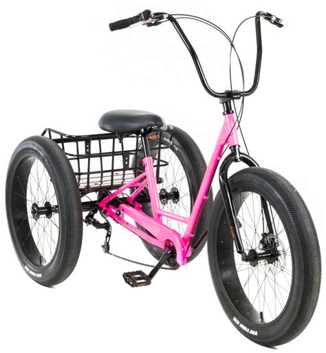 Utah Trikes Toms Neon Pink Sunseeker Baja Fat Trike