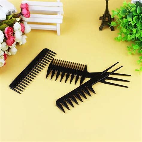 Plastic Hair Brush 10pcsset Professional Salon Comb Barber Combs Anti