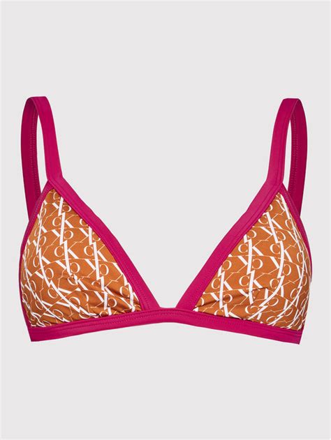 Calvin Klein Swimwear Bikini Partea De Sus Triangle Kw Kw Colorat Modivo Ro