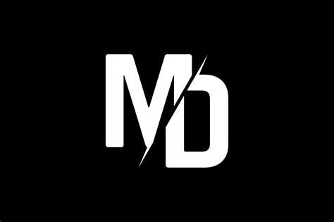 Monogram Md Logo Design Graphic By Greenlines Studios · Creative Fabrica