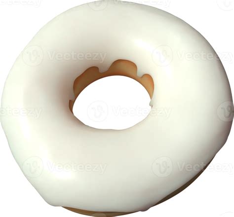 white donut  illustration  png