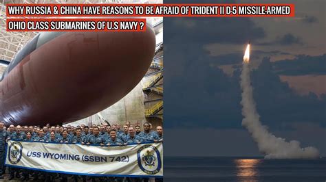 Uss Wyoming Launches Trident Ii D Slbm Deadly Submarine With Lethal