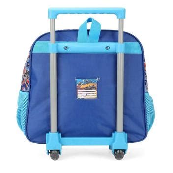 Mochila De Rodinhas Infantil Hot Whells Azul Ref Ic Hwaz Luxcel Mochilas Magazine Luiza