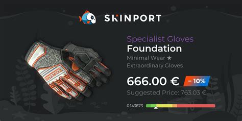 Specialist Gloves Foundation Minimal Wear Cs2 Skinport