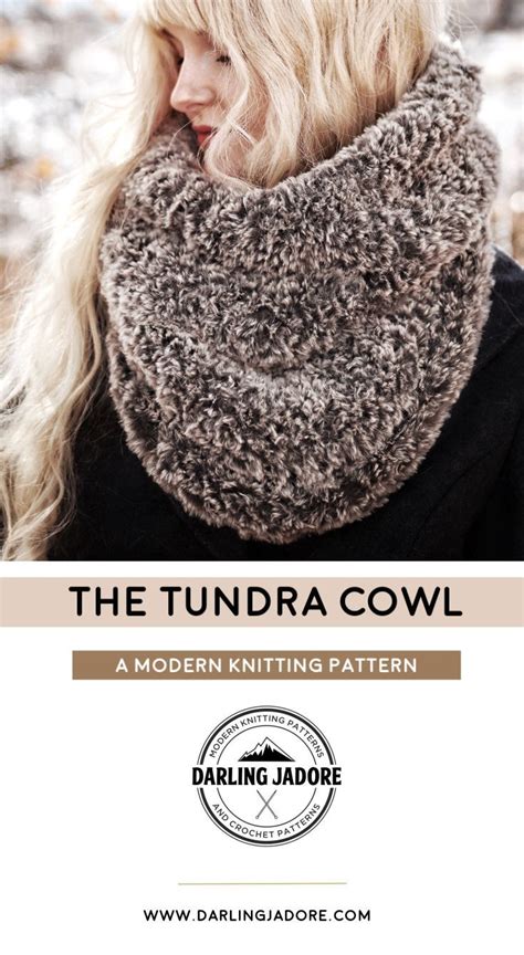 Faux Fur Cowl Knitting Pattern By Darling Jadore The Tundra Cowl