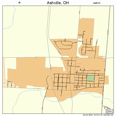 Ashville Ohio Street Map 3902680