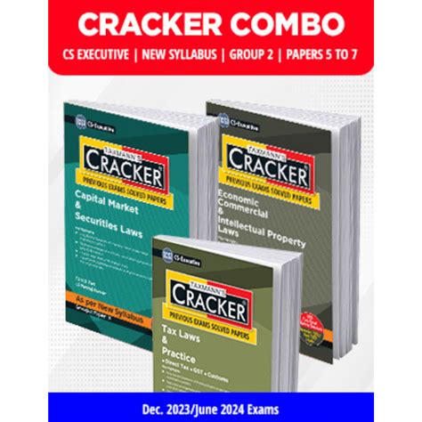 Cracker Combo Cs Executive New Syllabus December June