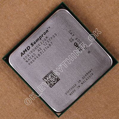 AMD Sempron X2 190 - 2.5 GHz (SDX190HDK22GM) 2000 MHz Socket AM3 CPU ...