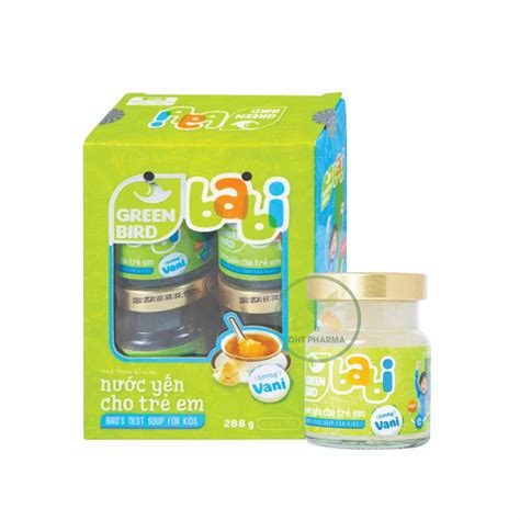 Nước Yến cho trẻ em GreenBird Babi (Hộp 4 hũ x 72g)