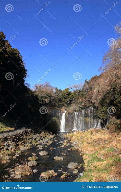 Shiraito falls in Shizuoka stock photo. Image of scenery - 111224434