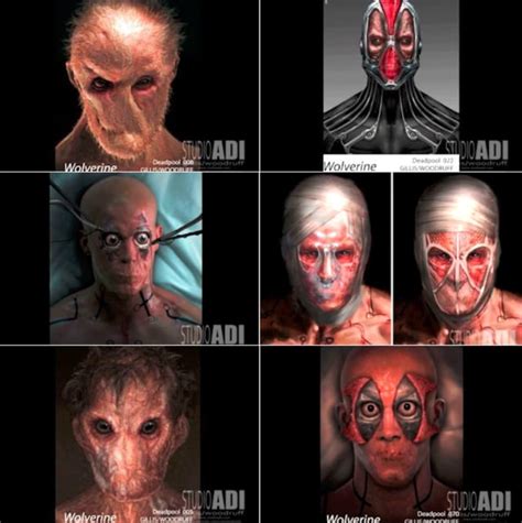 X Men Origins Deadpool Concept Art Rmarvel