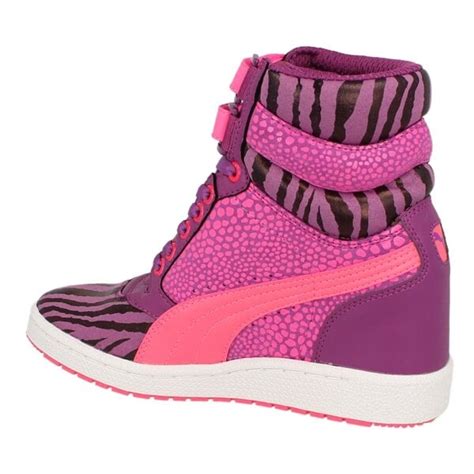 Puma Sky Wedge Reptile Wns Fioletowy Damskie Buty