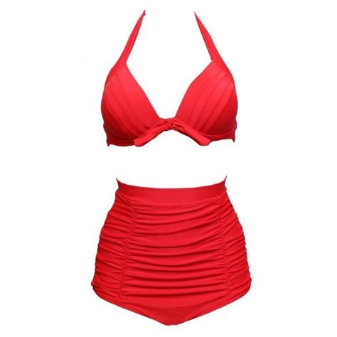 MAILLOT DE BAIN Bandea retro vintage bikini maillot de bain vêtements pour plage soutien