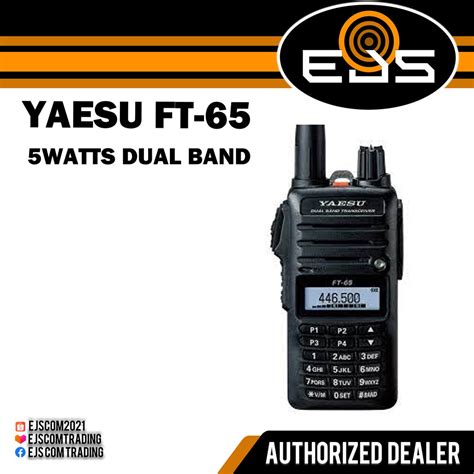 YAESU FT65 DUAL BAND 5WATT RADIO Shopee Philippines