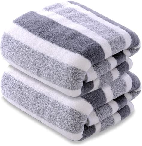 Softbatfy Microfiber Bath Towels 2 Pack 70x140cm Lightweight