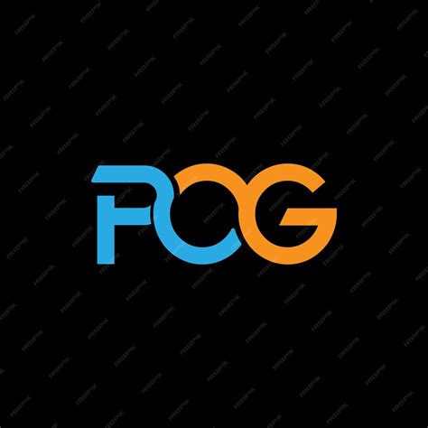 Premium Vector Pog Letter Initial Logo Design Template Vector