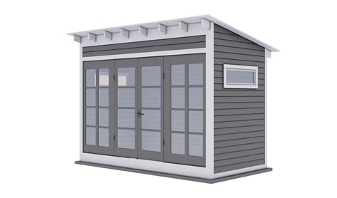 12x6 Backyard Office Shed Plan