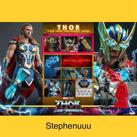 全新現貨 mms 雷神 豪華版 HOT TOYS Thor Love and Thunder Thor Deluxe Version MMS 興趣及遊戲 玩具 遊戲類