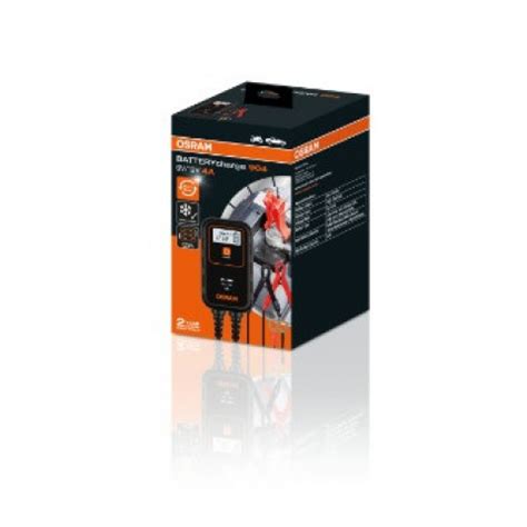 Car battery charger OSRAM BATTERYcharge 904 OEBCS904- Trodo.com