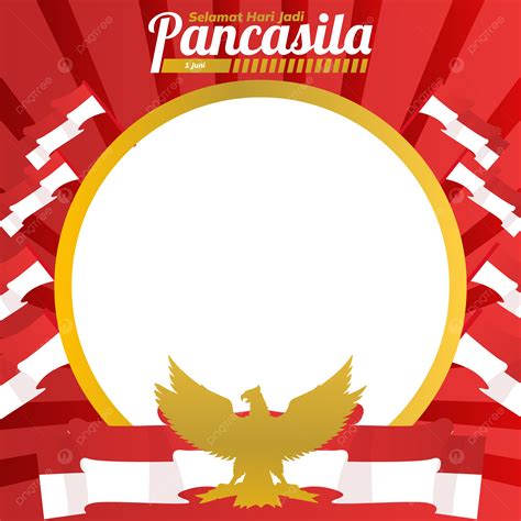 Twibbon De Selamat Hari Lahir Pancasila 1 De Junho De 2022 Com Garuda