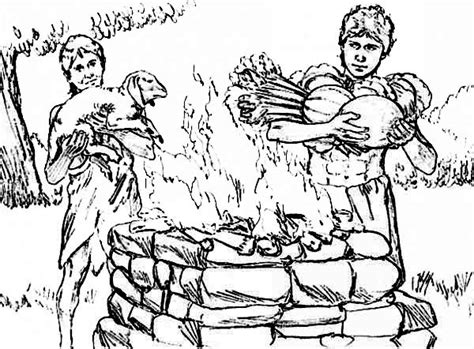 Cain And Abel Coloring Pages Printable Coloring Pages