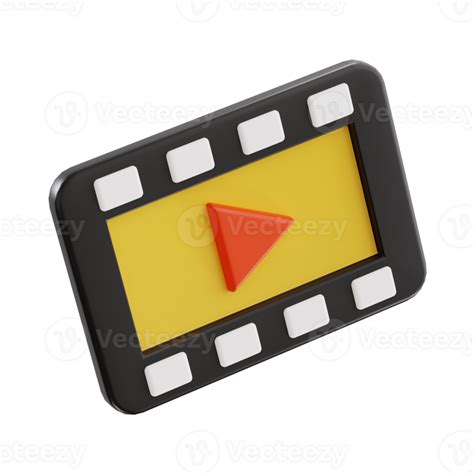 Film Reel 3d Icon Transparent Background 48881355 Png