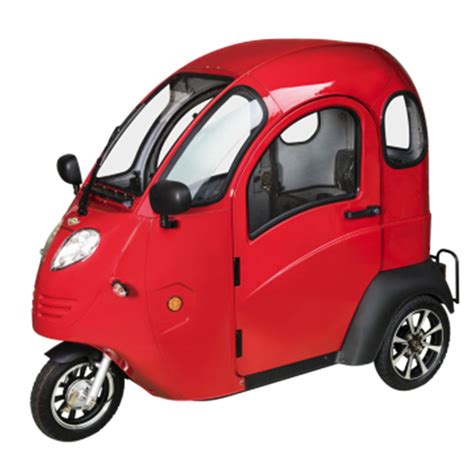 Electric Adult Enclosed Three Wheel Passenger Electric Tricycle With