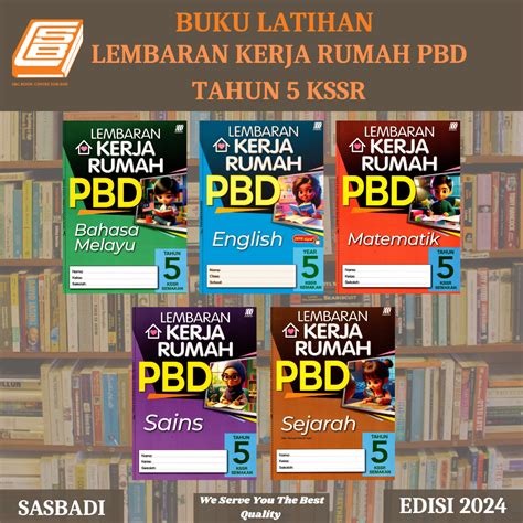 SBCB Buku Latihan Lembaran Kerja Rumah PBD Tahun 5 KSSR Sasbadi