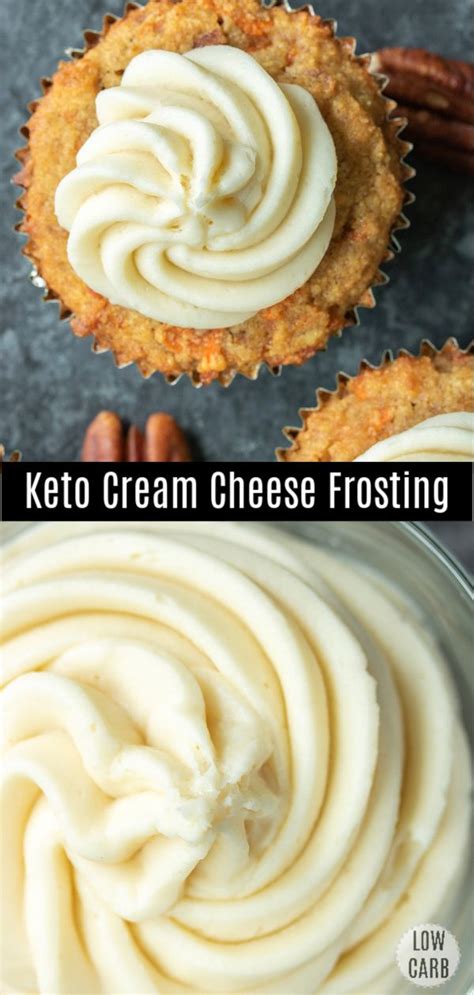 This Low Carb Keto Cream Cheese Frosting Is A Sugar Free Cream Cheese