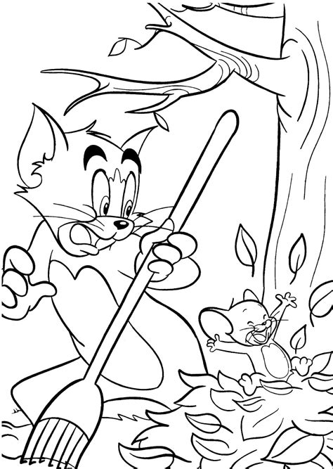 Tom Jerry رسومات للتلوين 🐭 Pepelt