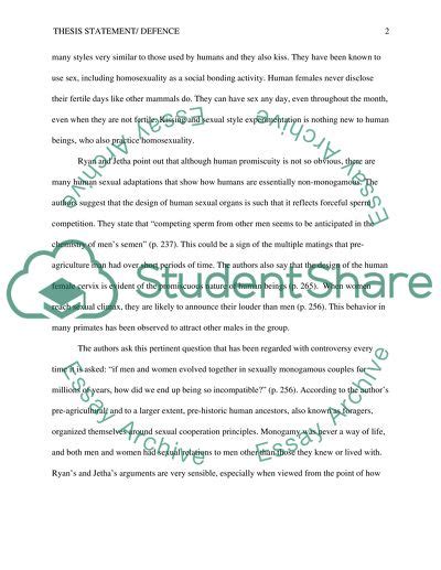 Sex At Dawn By Ch Ryan And Casilda Jetha Book Report Review