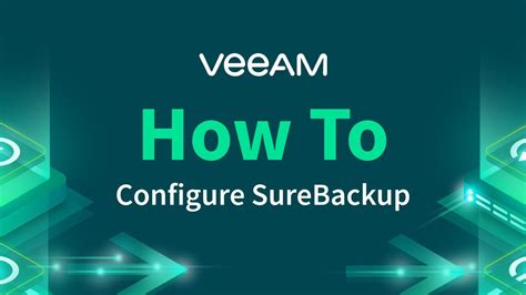 How To Configure Surebackup In Veeam Backup And Replication Youtube