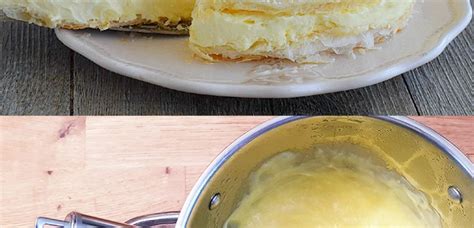 Mille-feuille with lemon cream – Best Cooking recipes In the world