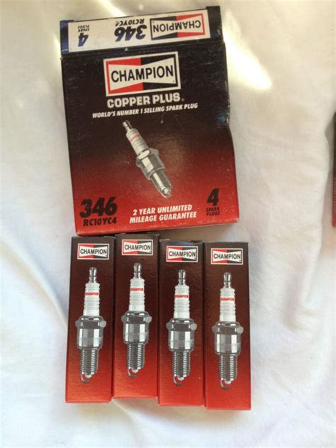 Purchase 12 New Champion Copper Plus Spark Plugs in 3 Boxes of 4 # 346 ...
