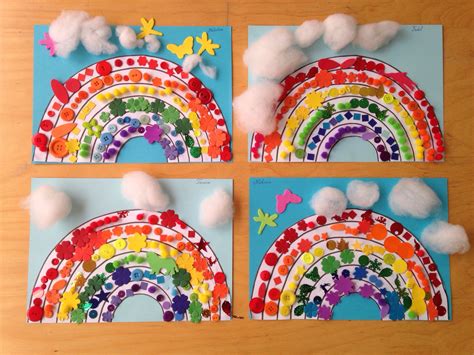 Bricolage Arcs En Ciel Pour Apprendre Les Couleurs Rainbow Activities