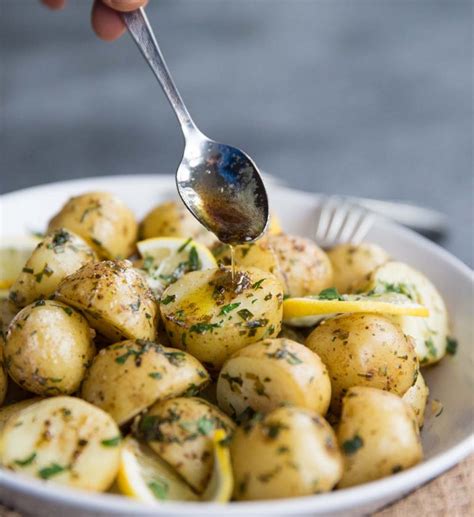 Boiled Baby Potatoes With Lemon Browned Butter Don T Go Bacon My Heart