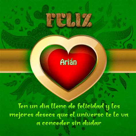 🎂 Feliz cumpleaños Arián 🎊 39 imágenes y GIFs de Happy BirthDay