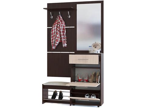 Прихожая Сокол комплектация №1 Венге/Беленый дуб купить в Тюмени в ...