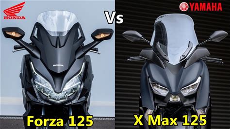 Honda Forza Vs Yamaha X Max Comparison Tm Youtube