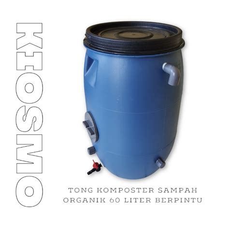 Jual Preorder Tong Komposter Alat Pengolah Sampah Organik 60 Liter