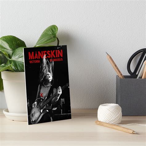 Victoria De Angelis Naked Maneskin Band Italy Maneskin Victoria Art Board Print For Sale By