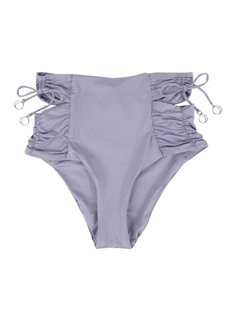 Soluna Women S Cutout High Waist Bikini Swim Bottom Separates Swimsuit