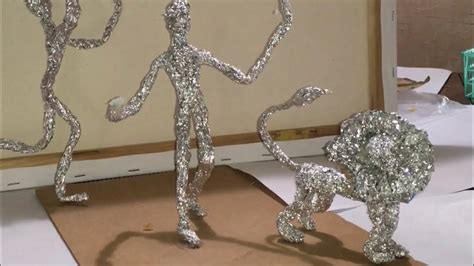 art  home aluminum foil sculptures youtube