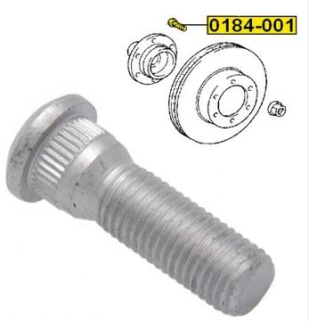 Шпилька БОЛТ СТУПИЦЫ LEXUS TOYOTA 90942-02049: купить с доставкой из ...